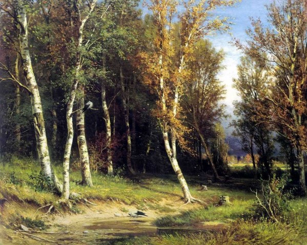 Forest before thunderstorm by Ivan Shishkin